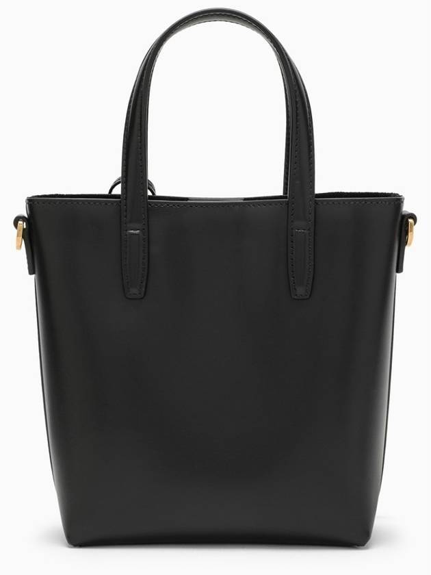 Luxury Saint Laurent Toy Small Leather Shopping Box Tote Bag Black