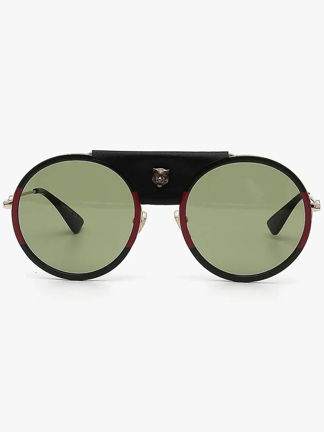 Luxury Gucci Trending 2025 Eyewear Round Frame Sunglasses Green