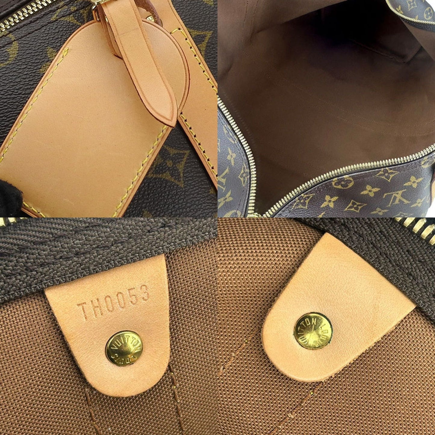 Louis Vuitton Keepall 50  Canvas Travel Bag ()
