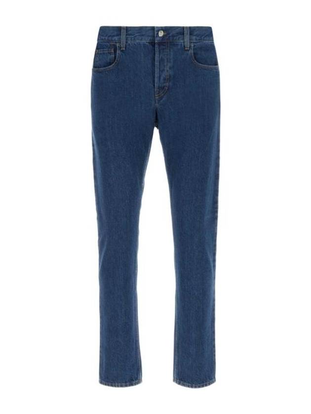 Luxury Gucci Trending 2025 Web Tapered Denim Jeans Blue