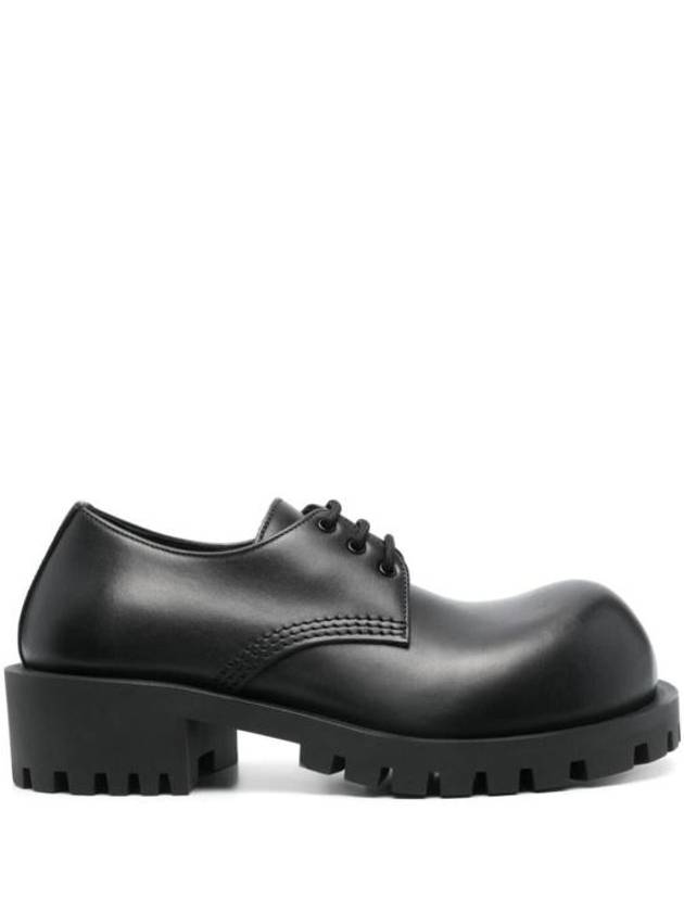 Luxury Balenciaga Hummer Leather Derby Black