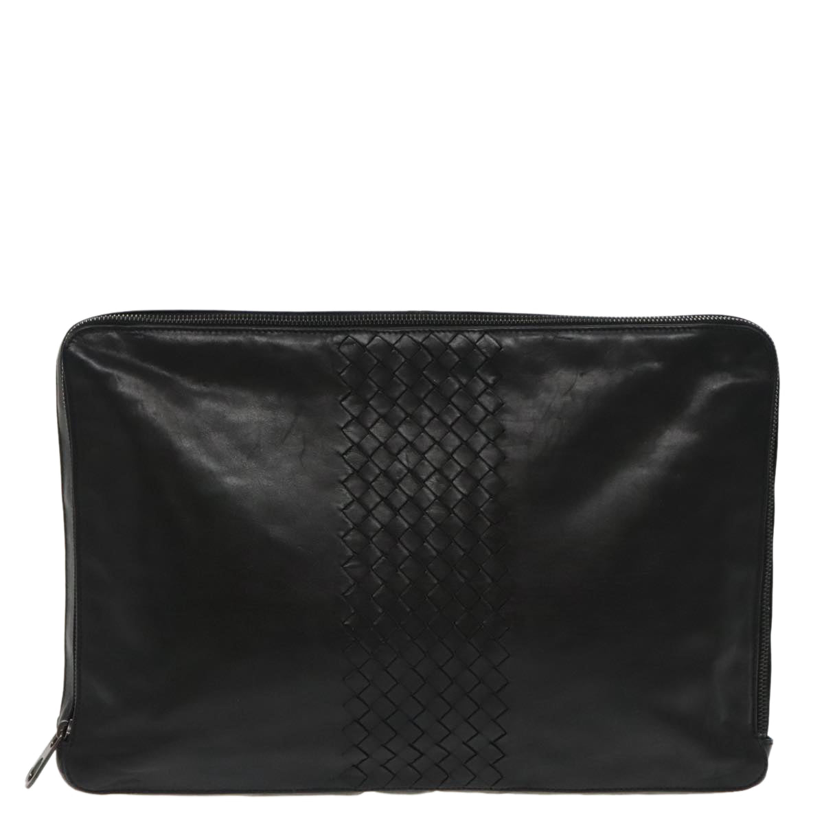 Luxury Bottega Veneta Intrecciato  Leather Clutch Bag ()