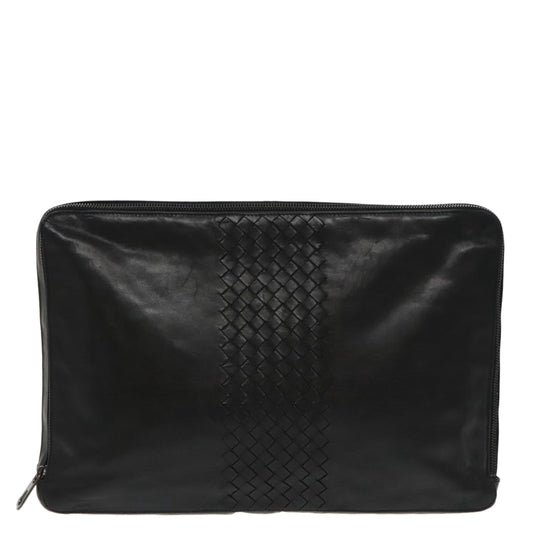 Luxury Bottega Veneta Intrecciato  Leather Clutch Bag ()