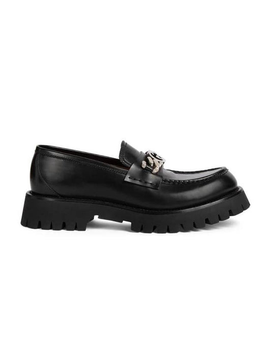 Luxury Gucci Trending 2025 Loafer with Interlocking G Black Leather
