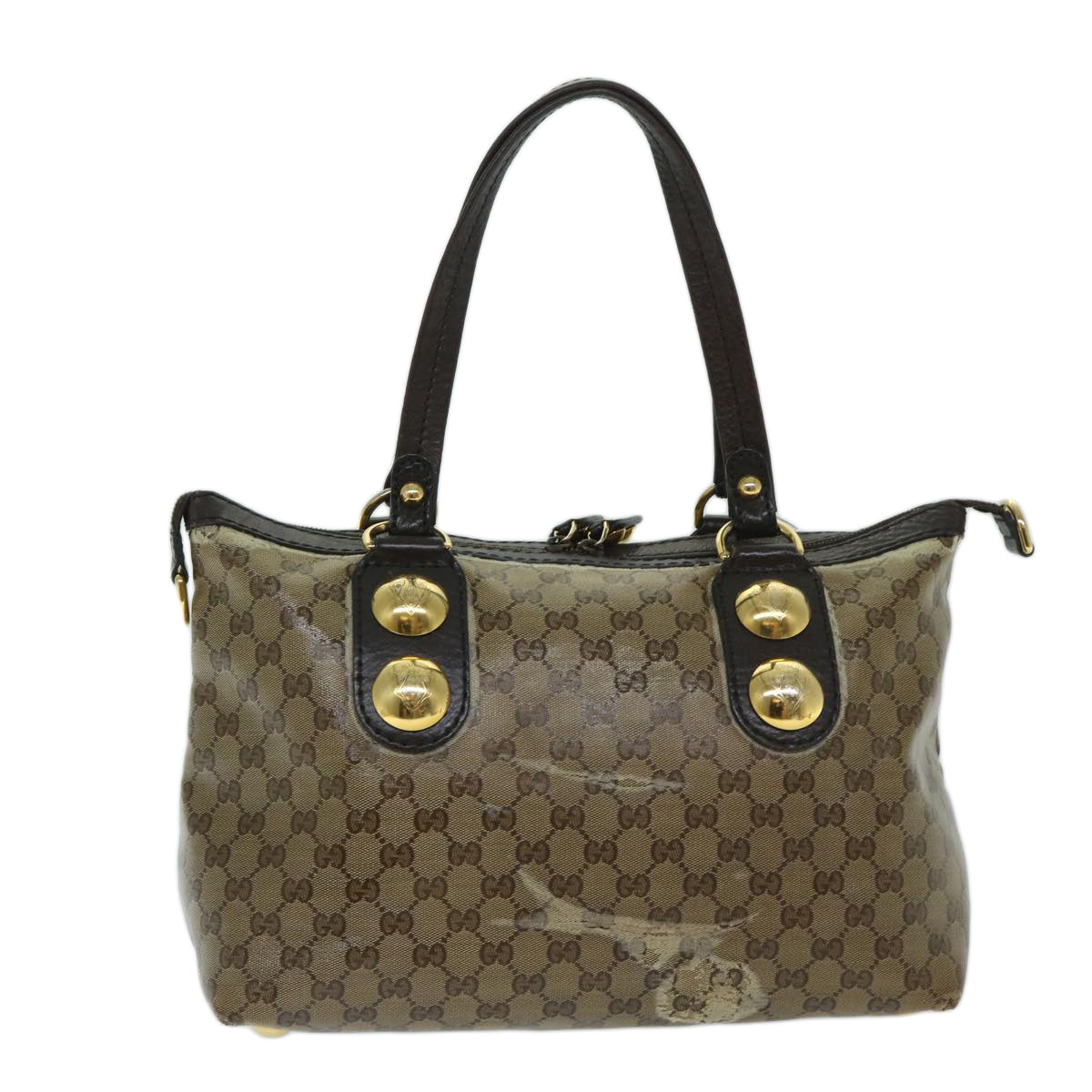 Luxury Gucci Trending 2025 GG Canvas Tote Bag Coated Canvas Beige Brown