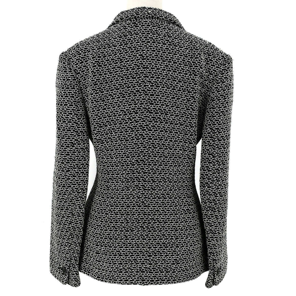 Luxury Chanel 1998 Spring single-breasted tweed blazer #40