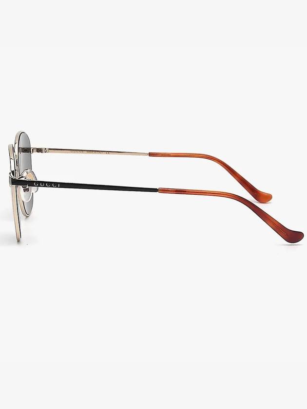 Luxury Gucci Trending 2025 Eyewear Square Metal Sunglasses Black