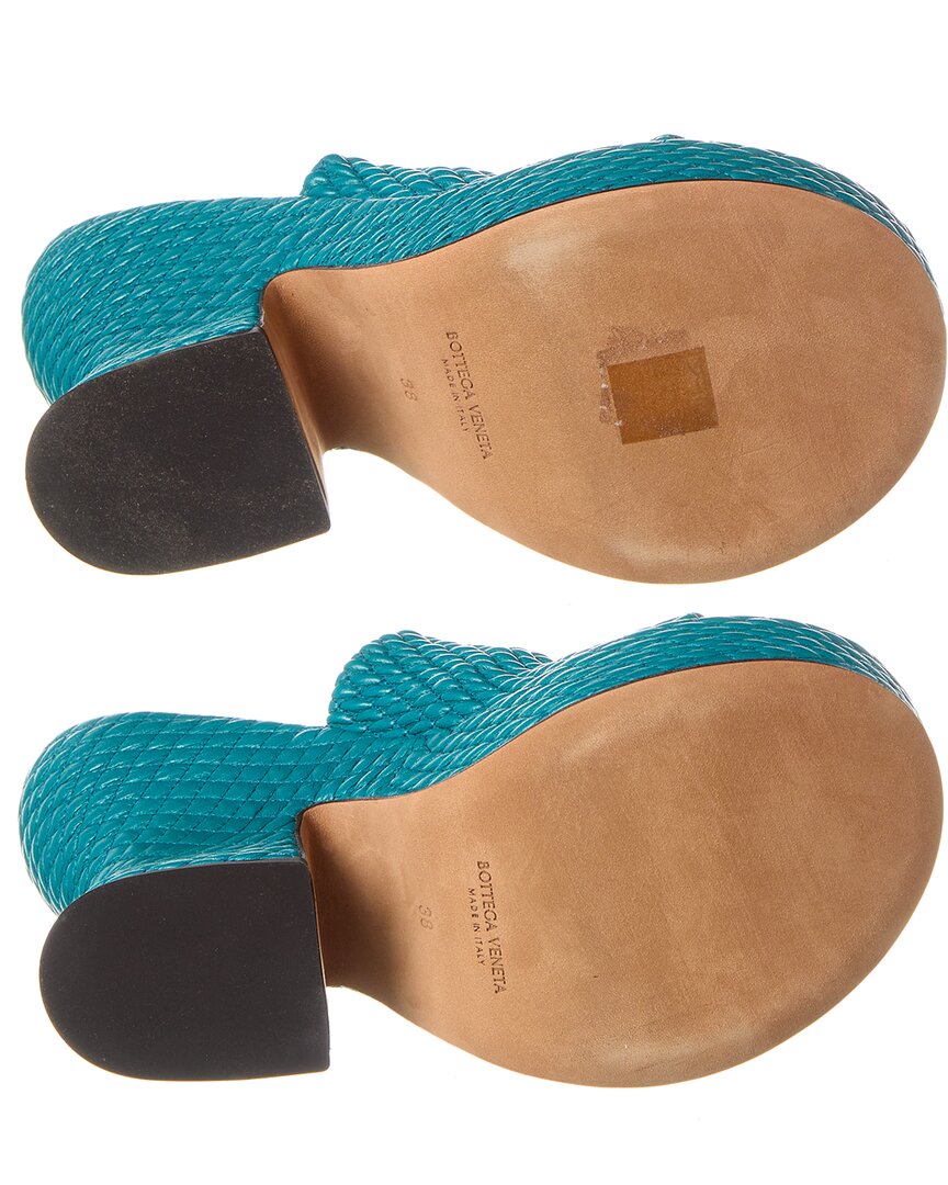 Luxury Bottega Veneta Leather Platform Sandal