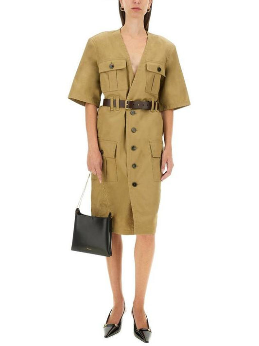 Luxury Saint Laurent Luxury Saint Laurent "Saharienne" Dress