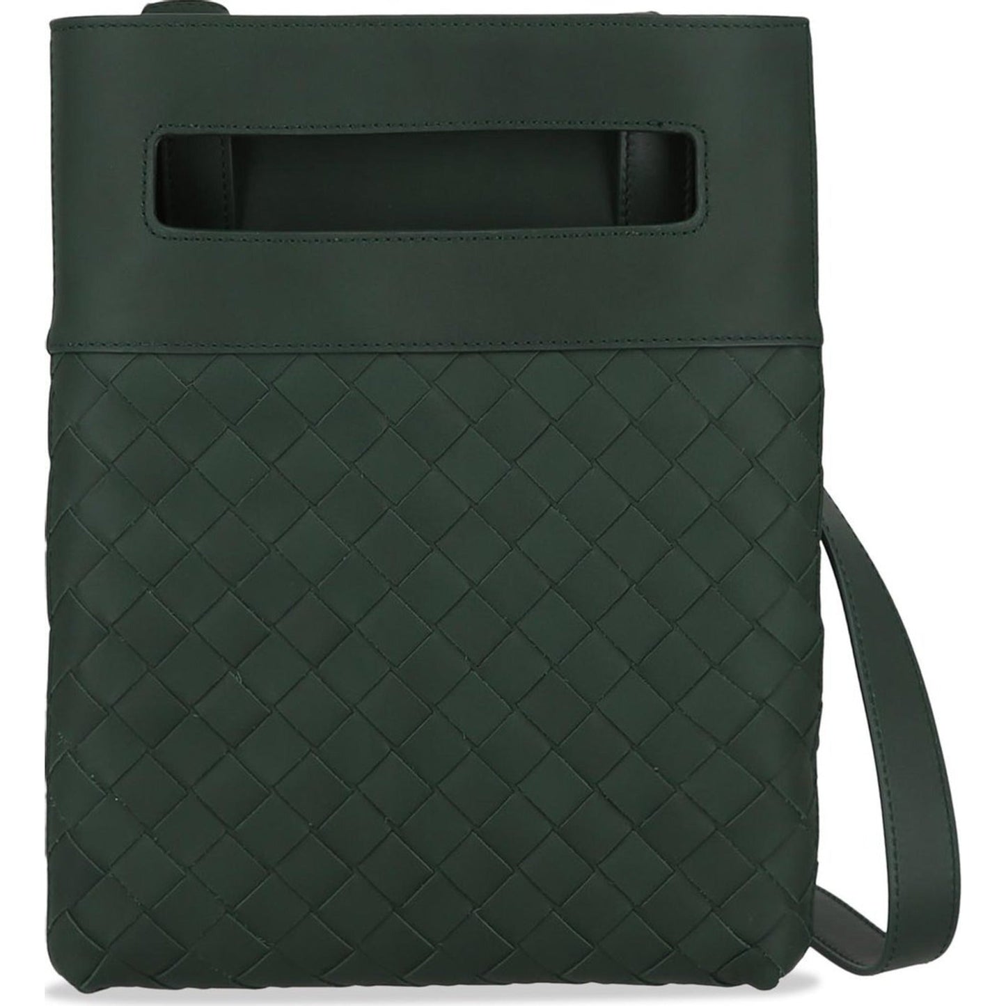 Luxury Bottega Veneta Intrecciato Leather Crossbody Bag