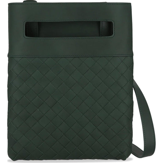 Luxury Bottega Veneta Intrecciato Leather Crossbody Bag