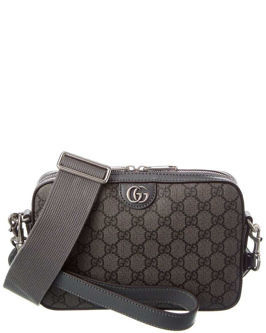 Luxury Gucci Trending 2025 Ophidia GG Supreme Canvas & Leather Shoulder Bag