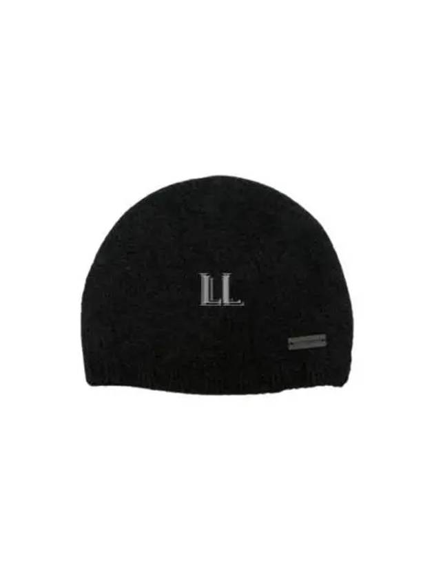 Luxury Saint Laurent Bonnet Knit Beanie Black
