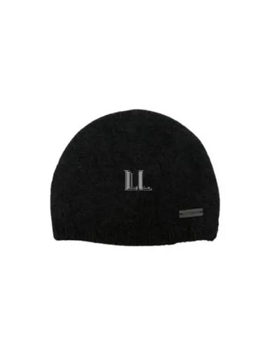 Luxury Saint Laurent Bonnet Knit Beanie Black