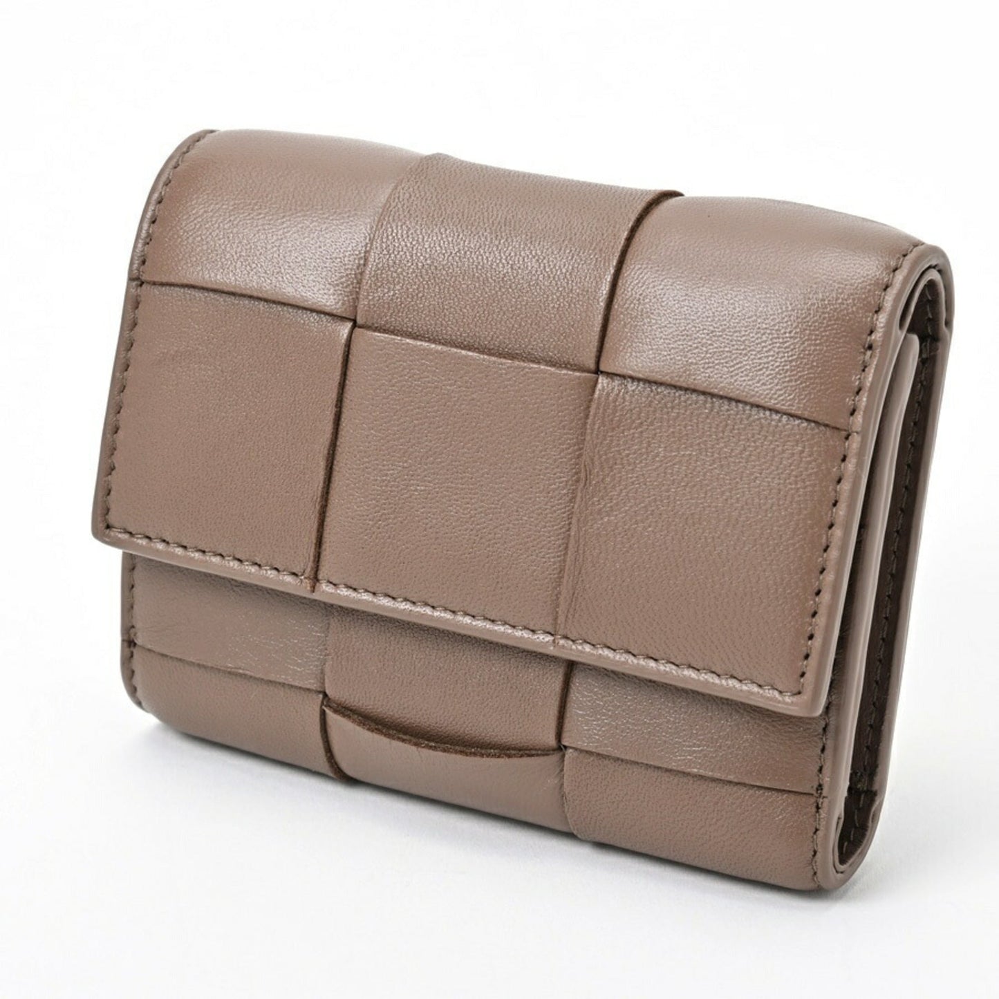Luxury Bottega Veneta Leather Wallet (Tri-Fold) ()