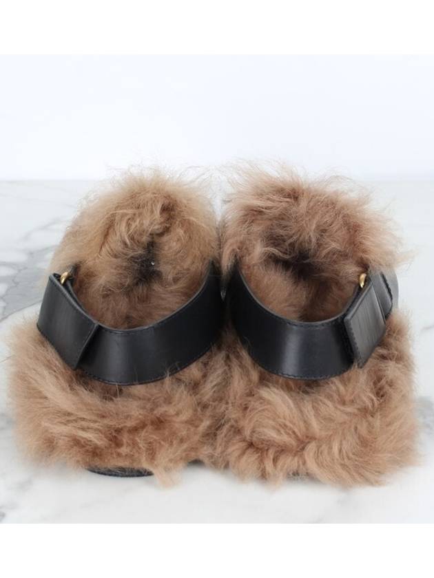 Luxury Gucci Trending 2025 Men s Horsebit Fur Slippers 8 5 275