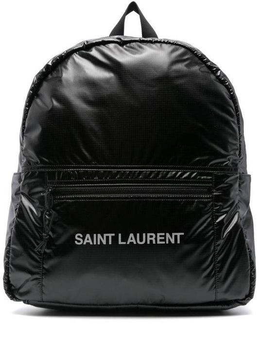 Luxury Saint Laurent Nuxx Backpack In Nylon Backpack Black