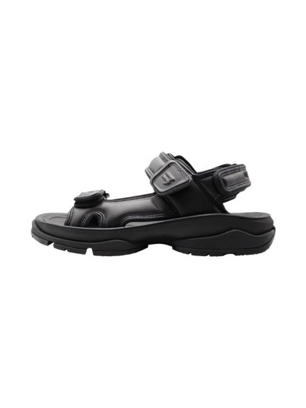 Luxury Balenciaga Tourist Sandals Black