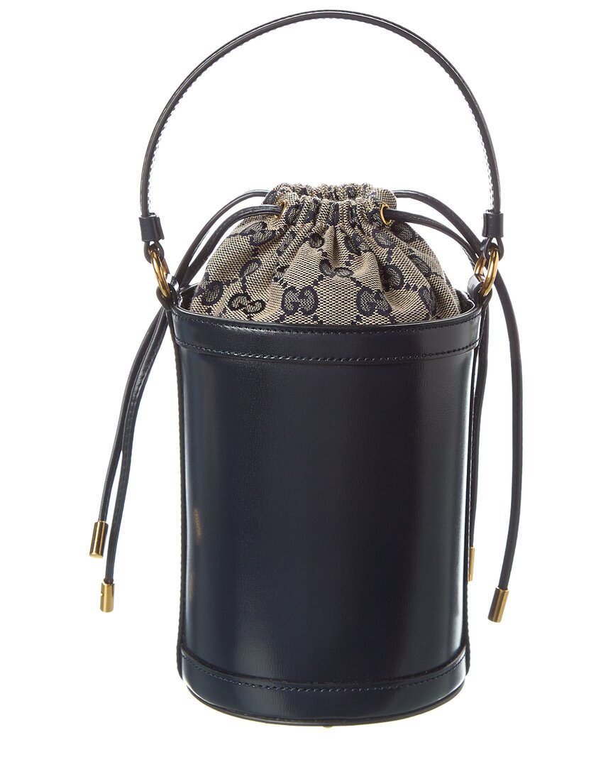 Luxury Gucci Trending 2025 Ophidia Mini Leather Bucket Bag