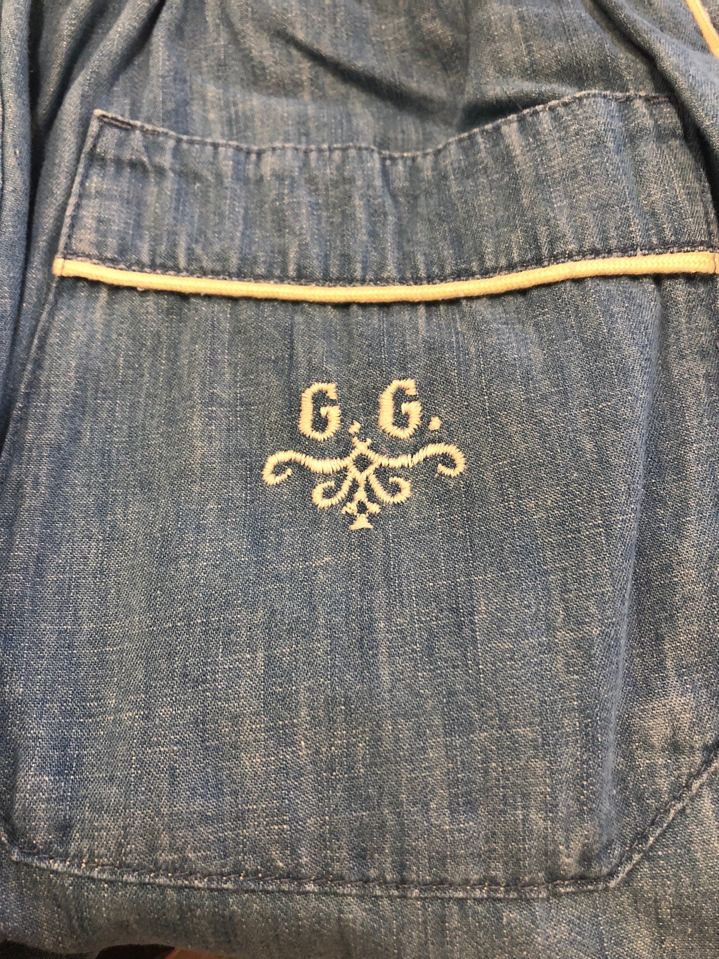 Luxury Gucci Trending 2025 Button Fly Shorts in Blue