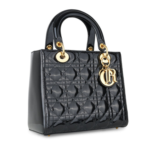 Luxury Dior Medium Lady Luxury Dior - Patent