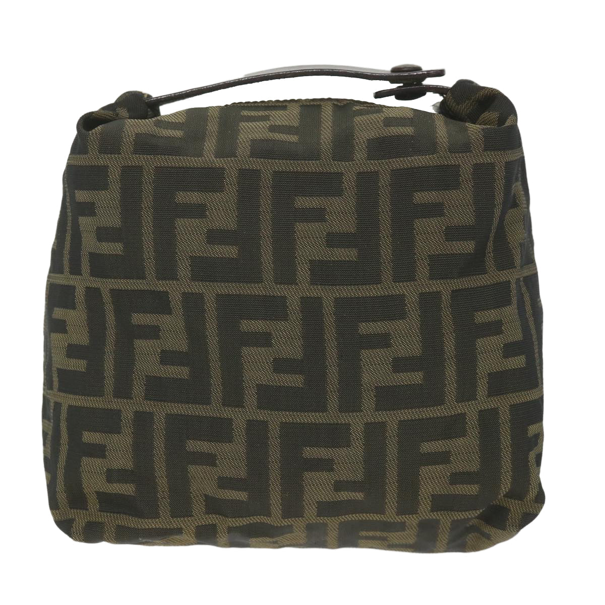 Luxury FendiZucca Canvas Pouch Black Brownbs10045