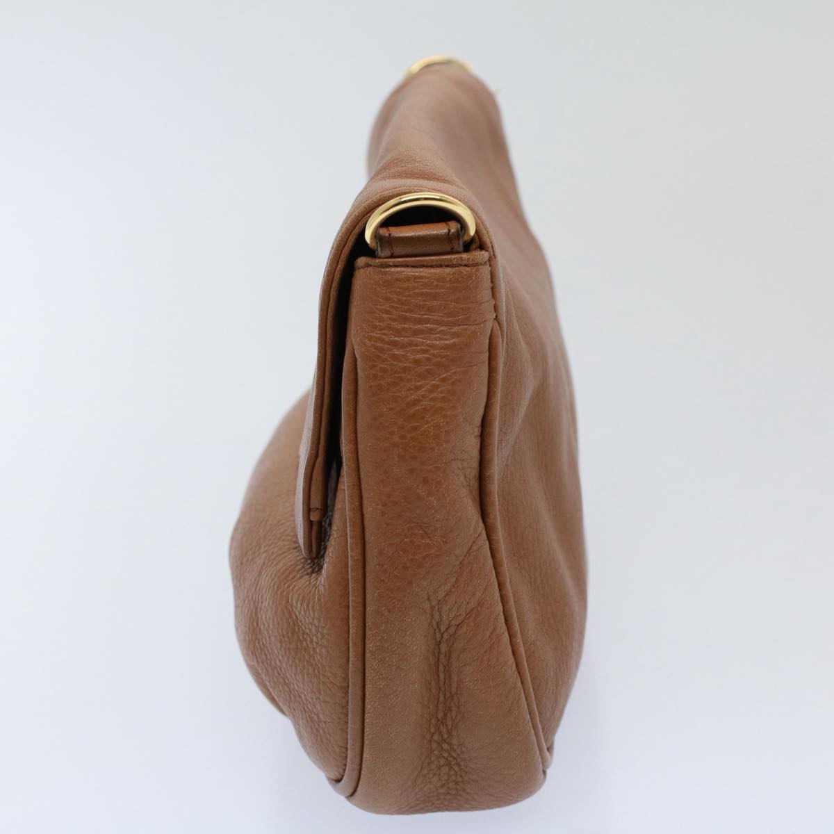 Luxury FendiChain Shoulder Bag Leather Brownbs10189