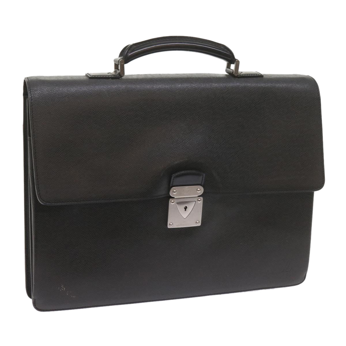 LOUIS VUITTON Taiga Leather Serviette Robusto 1 Bag Ardoise M31052 bs10369