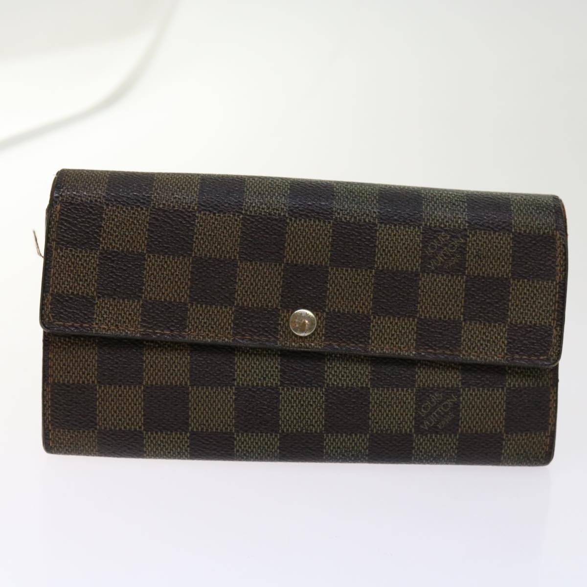 LOUIS VUITTON Damier Ebene Graphite Wallet 5Set LV bs10464