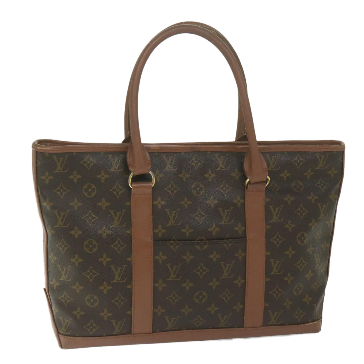 LOUIS VUITTON Monogram Sack Weekend PM Hand Bag M42425 LV bs10623