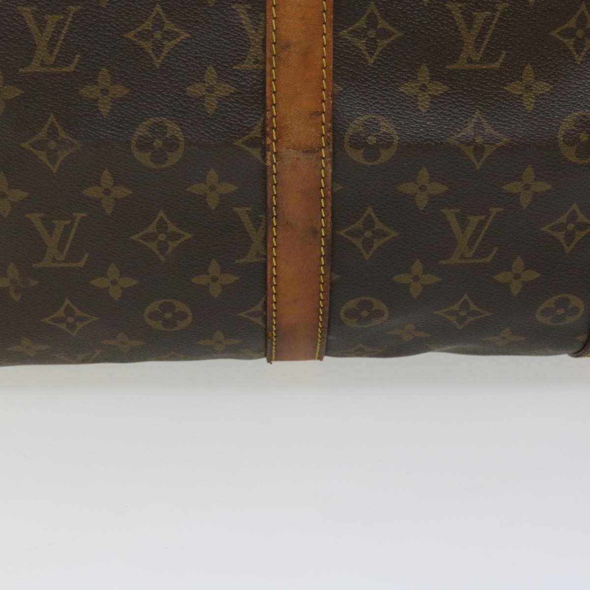 LOUIS VUITTON Monogram Keepall Bandouliere 55 Boston Bag M41414 LV bs10637