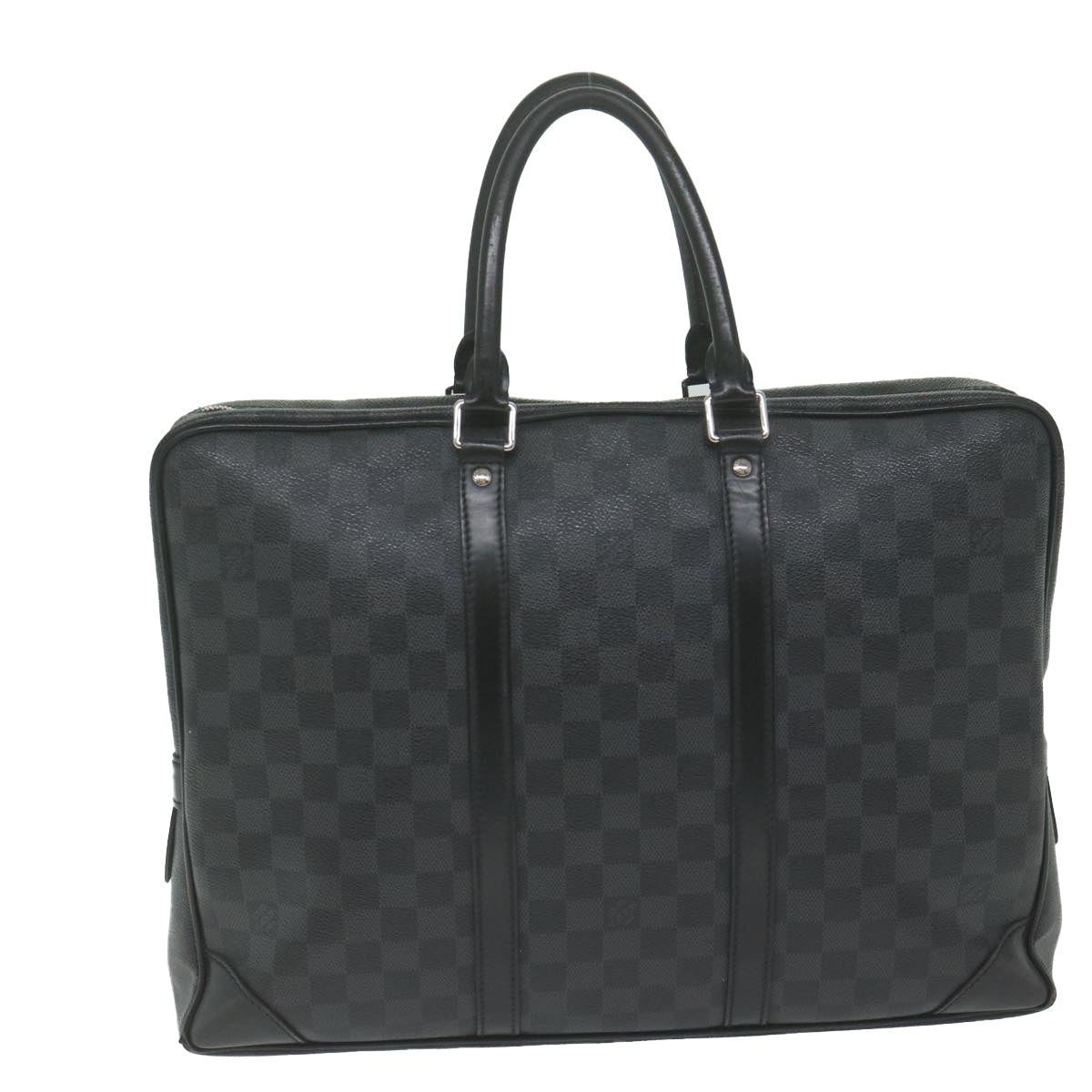 LOUIS VUITTON Damier Grafitte Porte Documents Voyage Bag N41125 LV bs10732