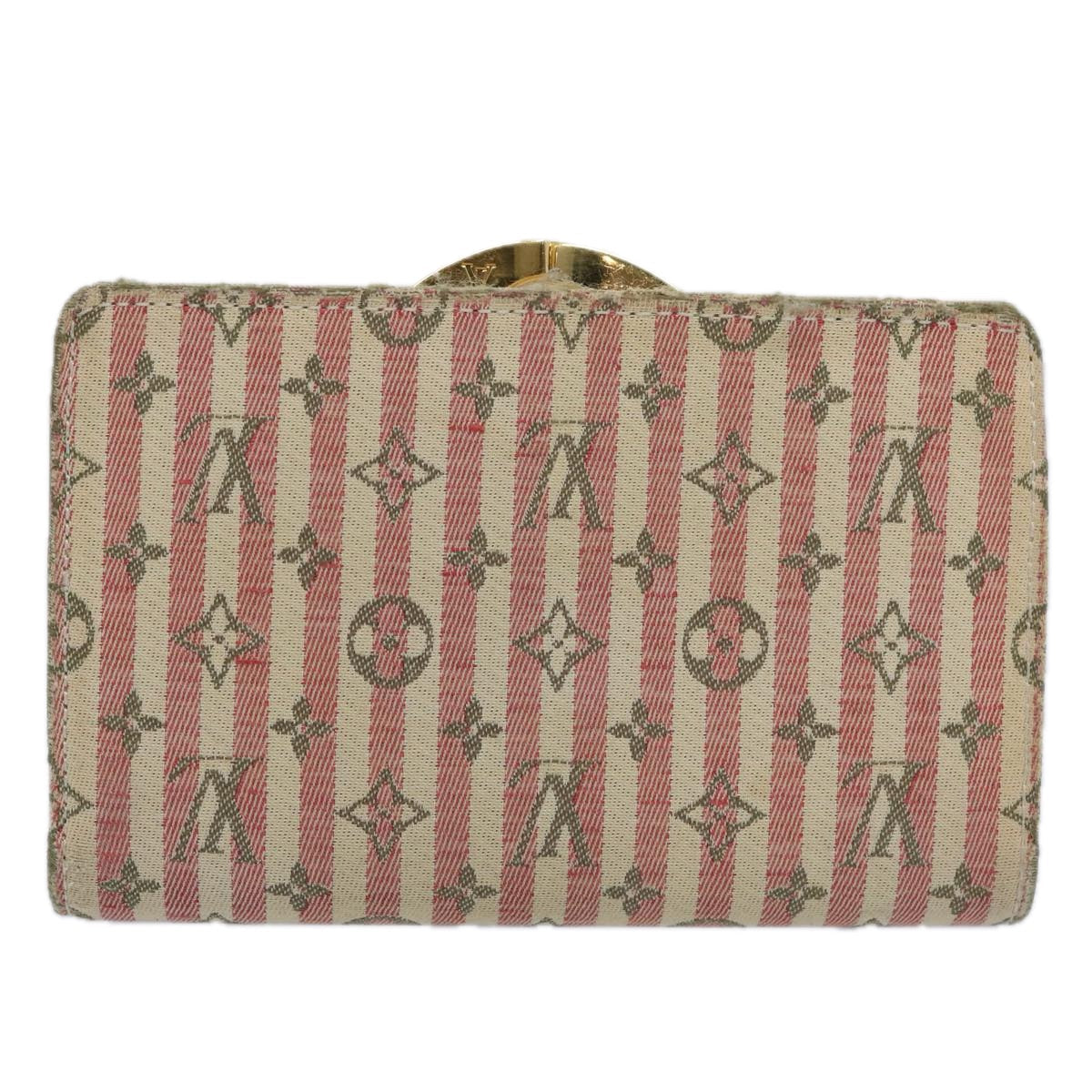 LOUIS VUITTON Mini Lin Croisette Portefeuille Viennois Pink M95658 bs10739
