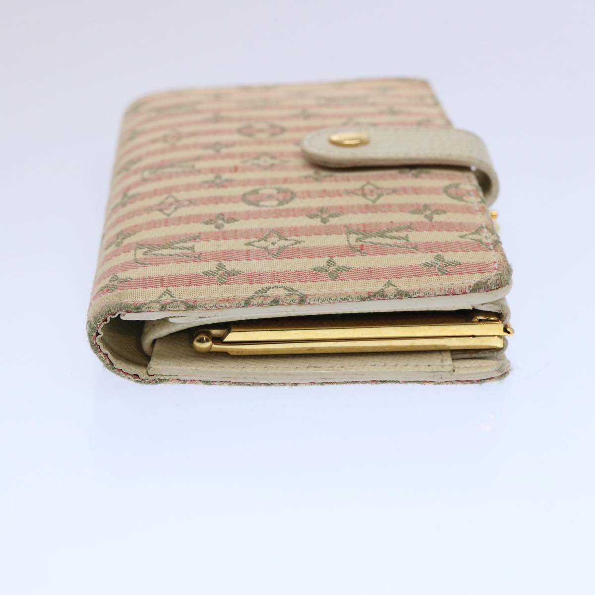 LOUIS VUITTON Mini Lin Croisette Portefeuille Viennois Pink M95658 bs10739