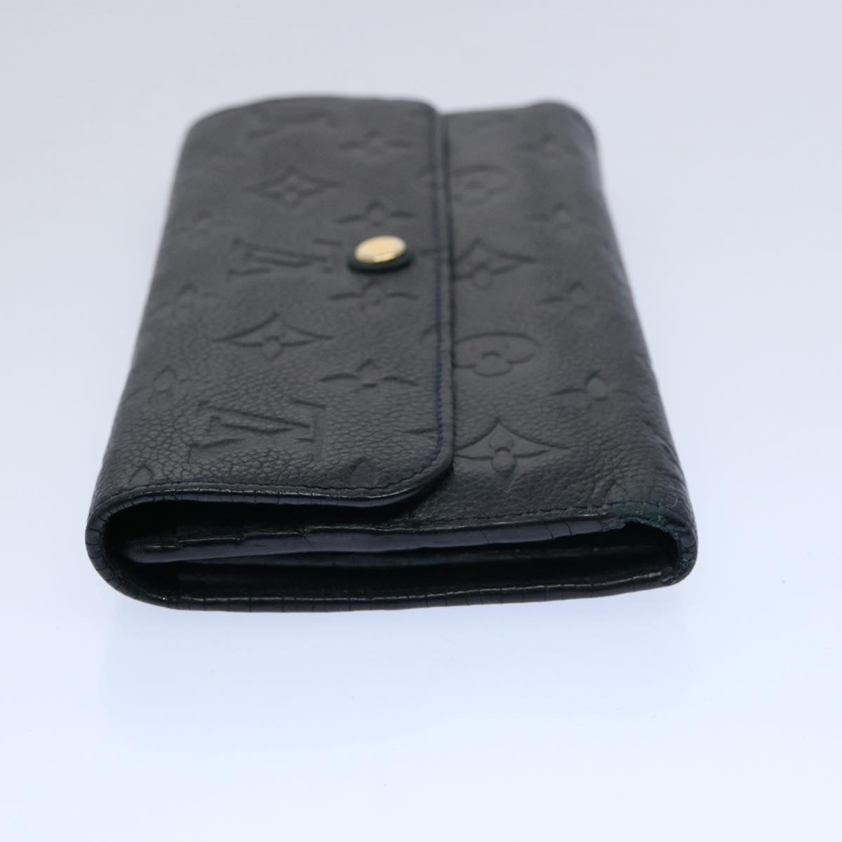 LOUIS VUITTON Empreinte Portefeuille Ville To Oze Navy M60258 LV bs10746