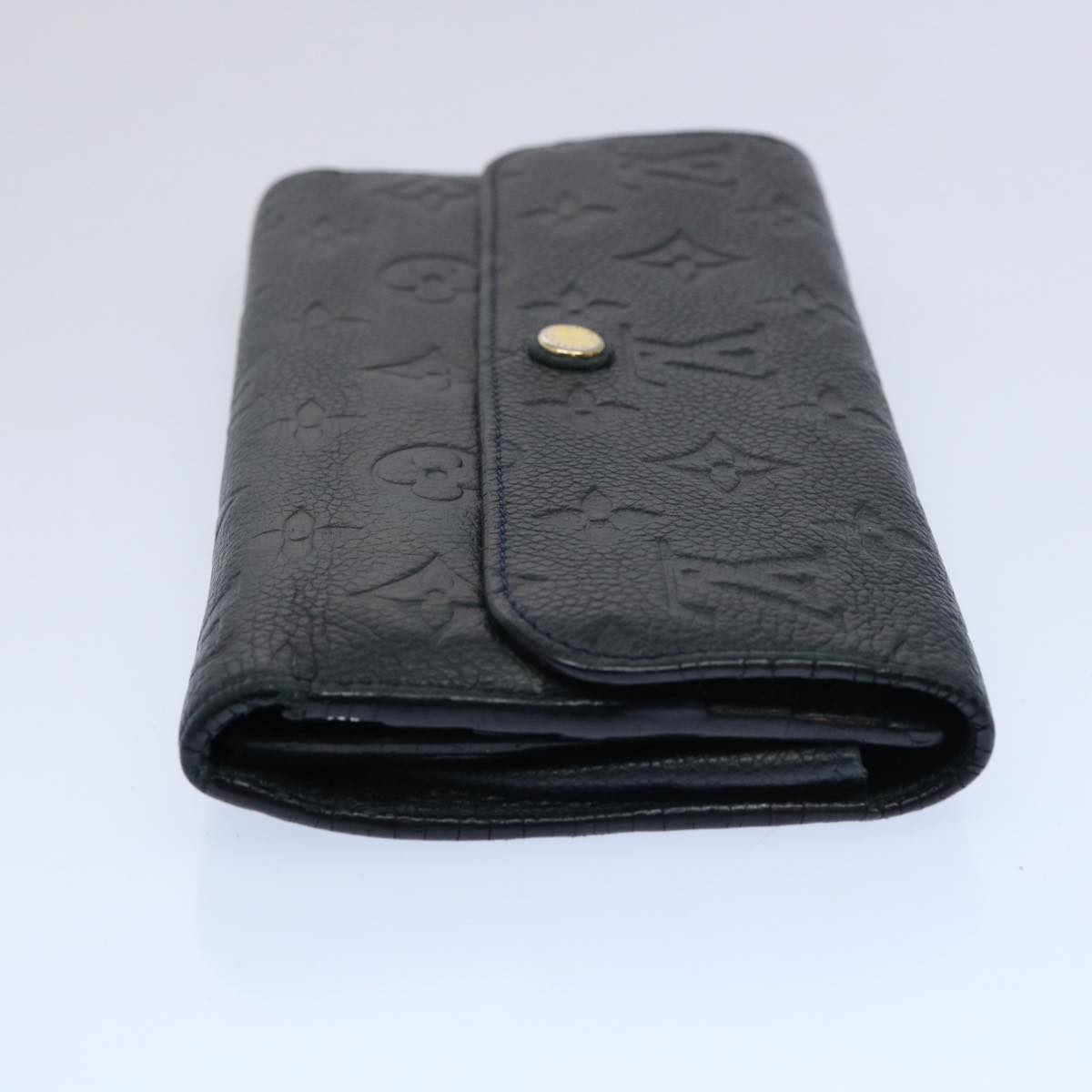 LOUIS VUITTON Empreinte Portefeuille Ville To Oze Navy M60258 LV bs10746