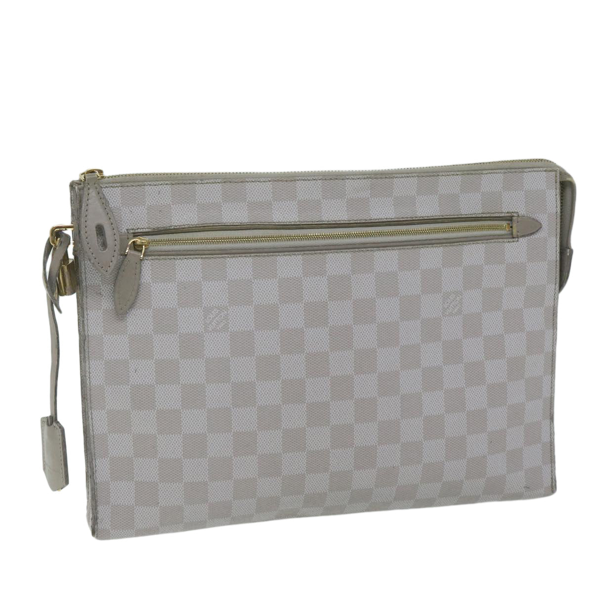 LOUIS VUITTON Damier Color Kit Clutch Bag Gre N41315 LV bs10749