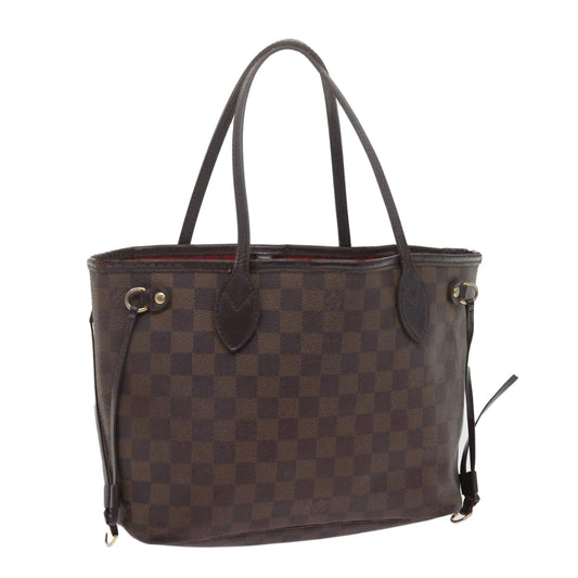 LOUIS VUITTON Damier Ebene Neverfull PM Tote Bag N51109 LV bs10772