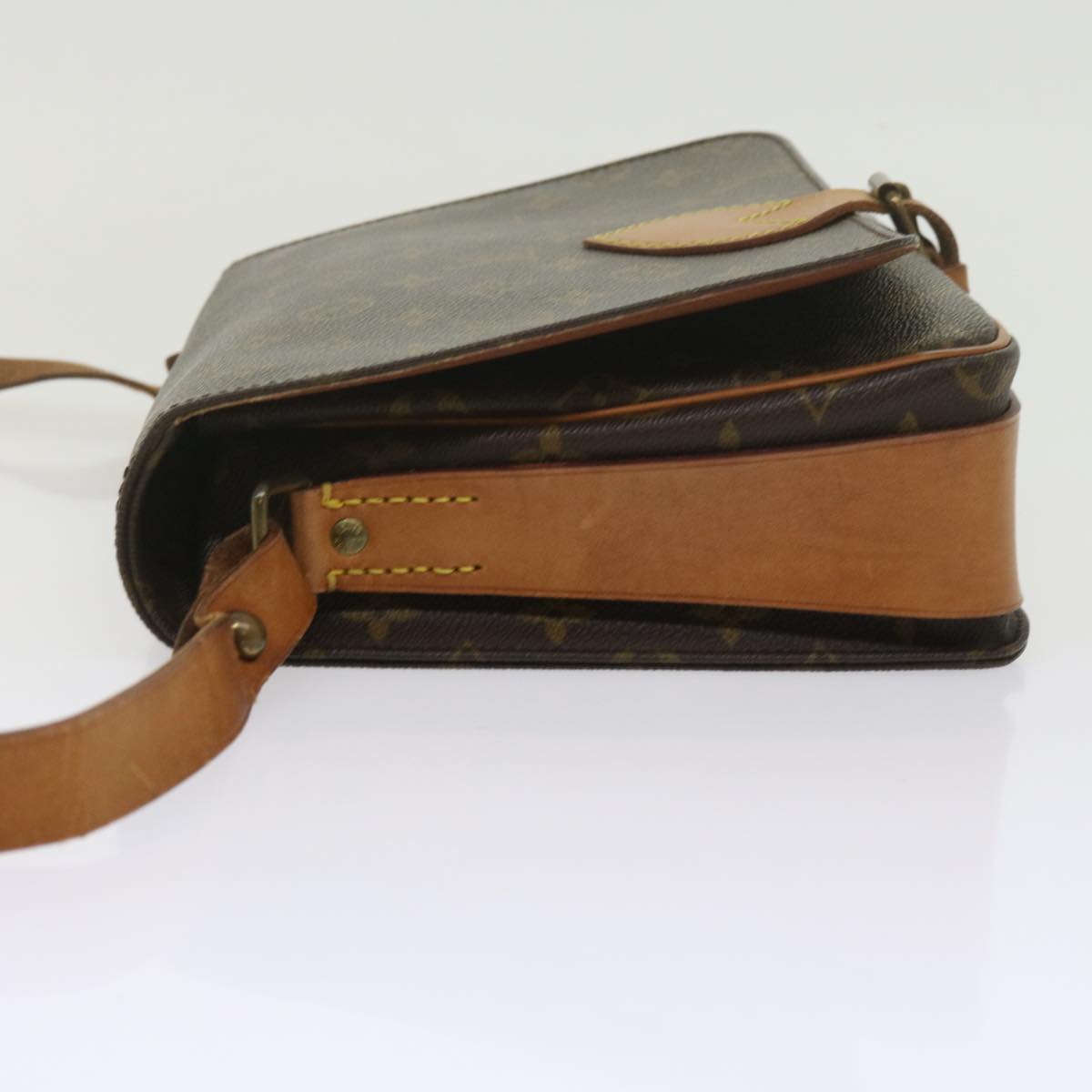 LOUIS VUITTON Monogram Cartouchiere GM Shoulder Bag M51252 LV bs10864