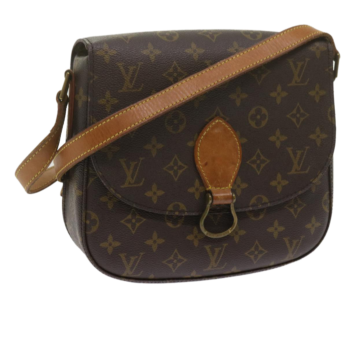 LOUIS VUITTON Monogram Saint Cloud GM Shoulder Bag M51242 LV bs10865