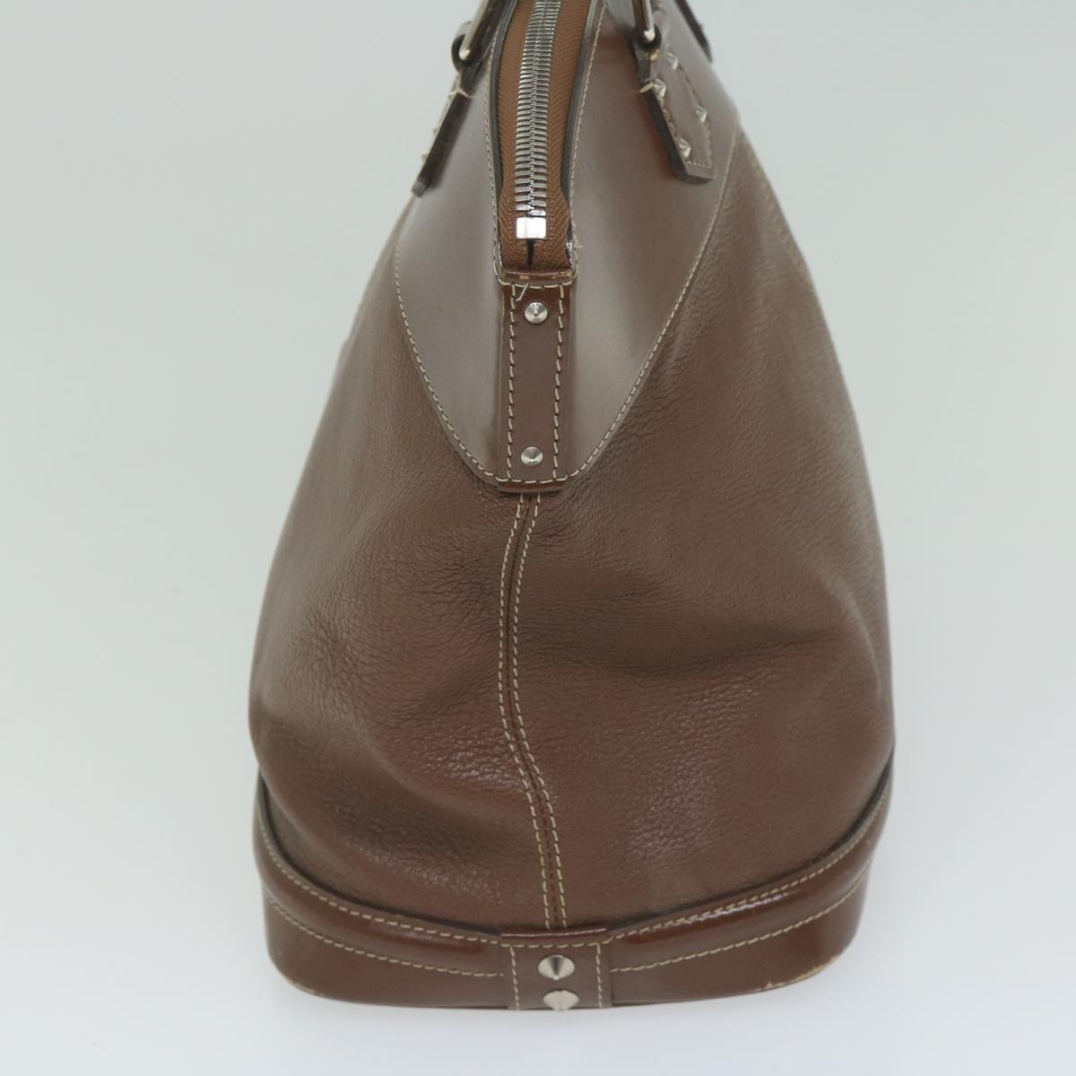 LOUIS VUITTON Suhari Lockit PM Hand Bag Leather Brown M91889 LV bs10903