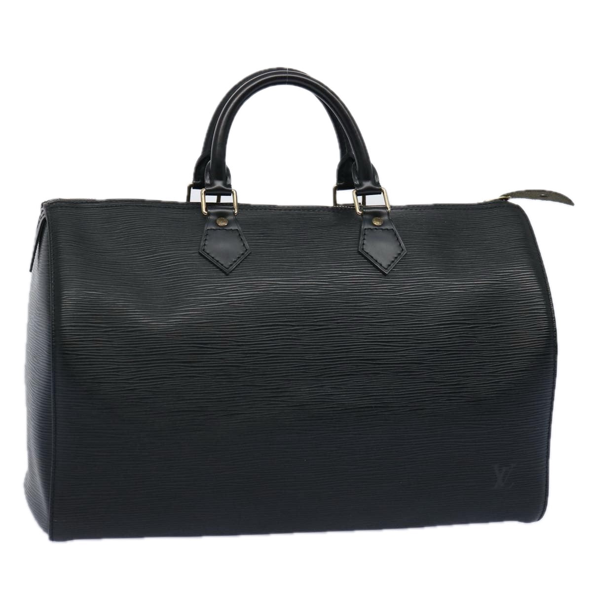 LOUIS VUITTON Epi Speedy 35 Hand Bag Black M42992 LV bs10924