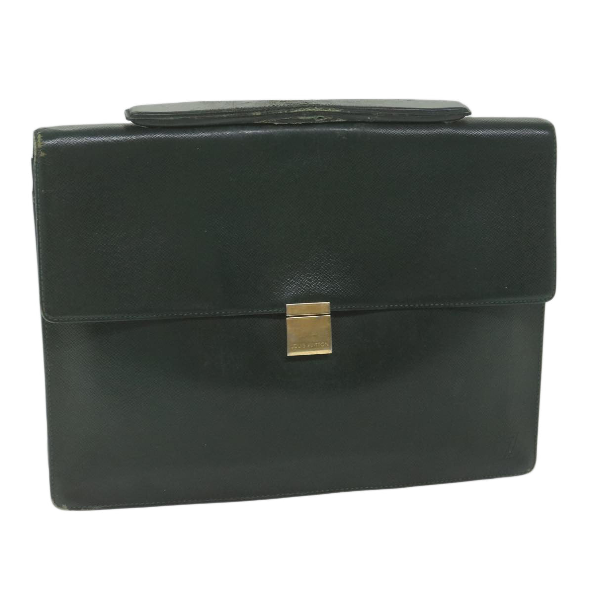 LOUIS VUITTON Taiga Porte Documents Angara Bag Epicea M30774 LV bs11046