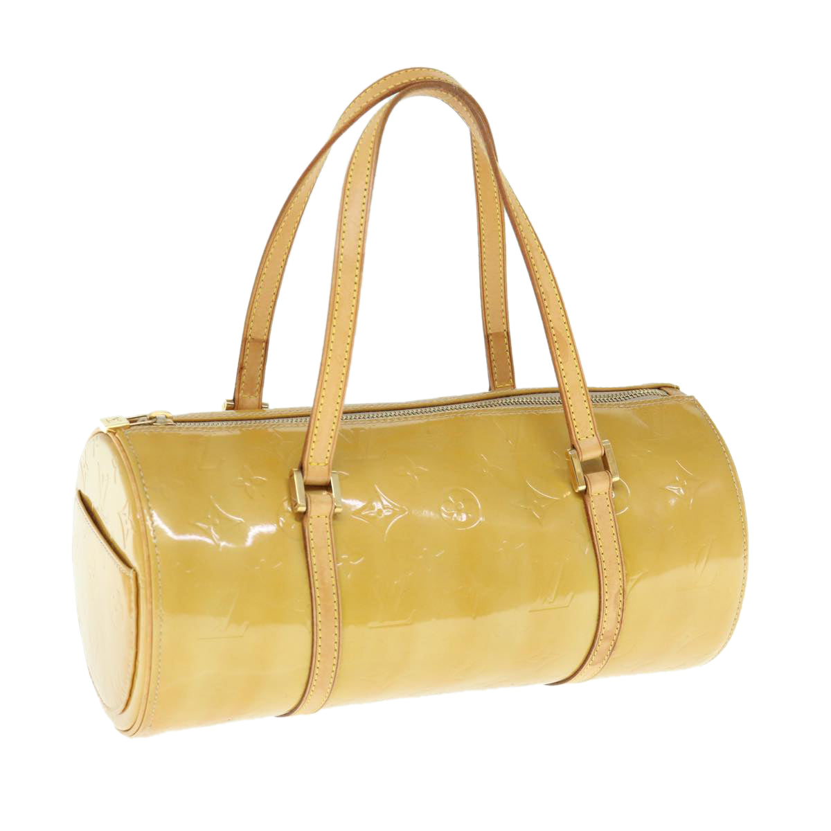 LOUIS VUITTON Monogram Vernis Bedford Hand Bag Beige M91006 LV bs11051