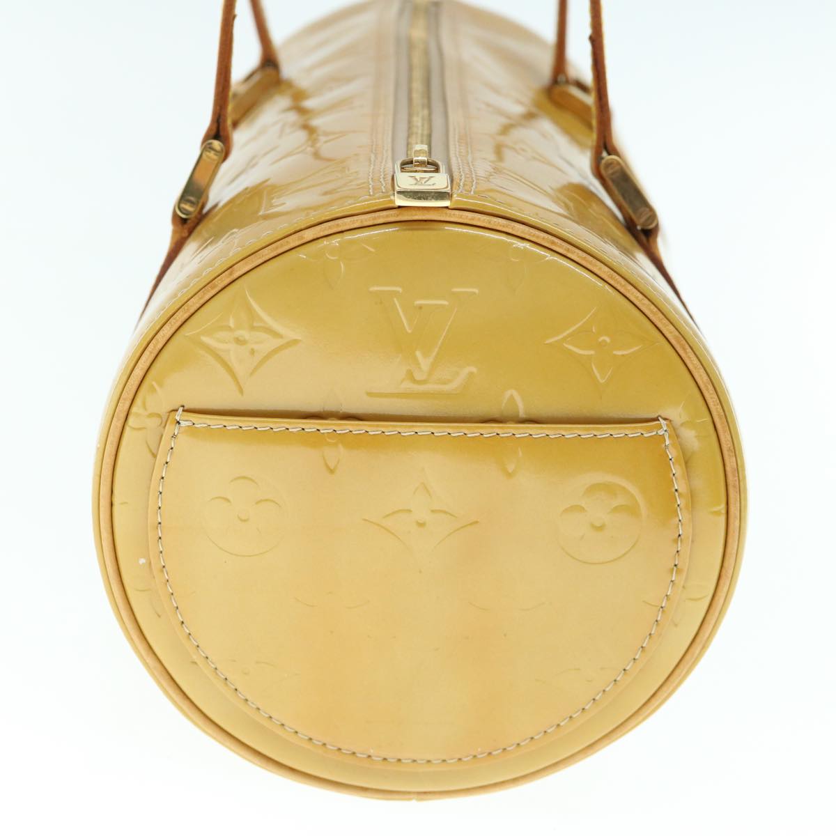LOUIS VUITTON Monogram Vernis Bedford Hand Bag Beige M91006 LV bs11051