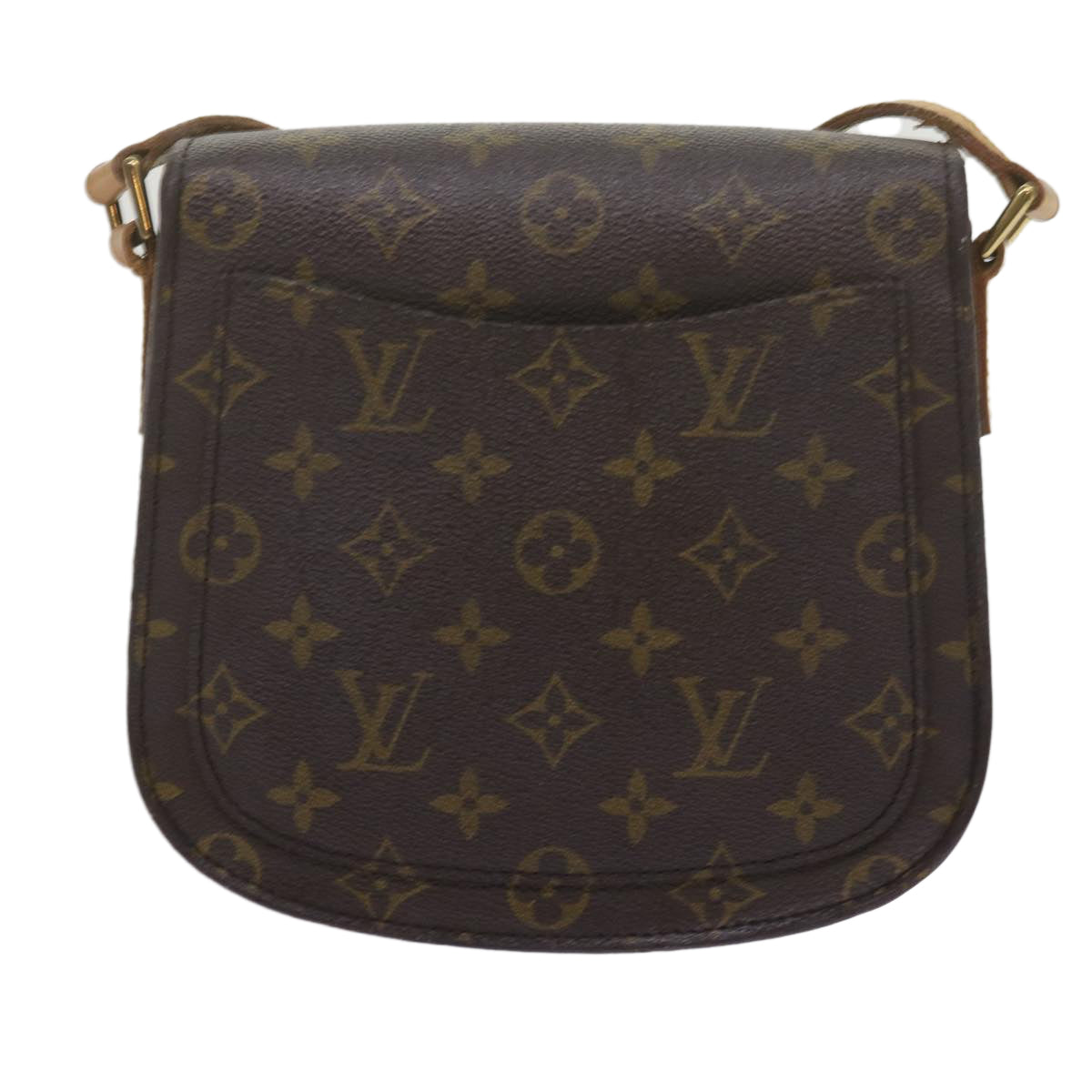 LOUIS VUITTON Monogram Saint Cloud MM Shoulder Bag M51243 LV bs11069