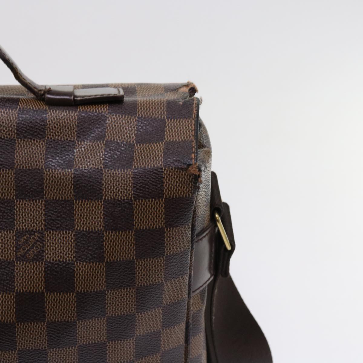 LOUIS VUITTON Damier Ebene Broadway Shoulder Bag N42270 LV bs11070