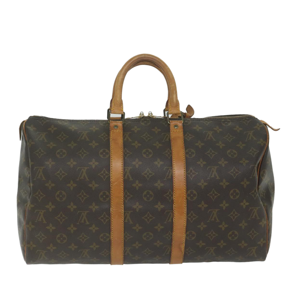LOUIS VUITTON Monogram Keepall 45 Boston Bag M41428 LV bs11117
