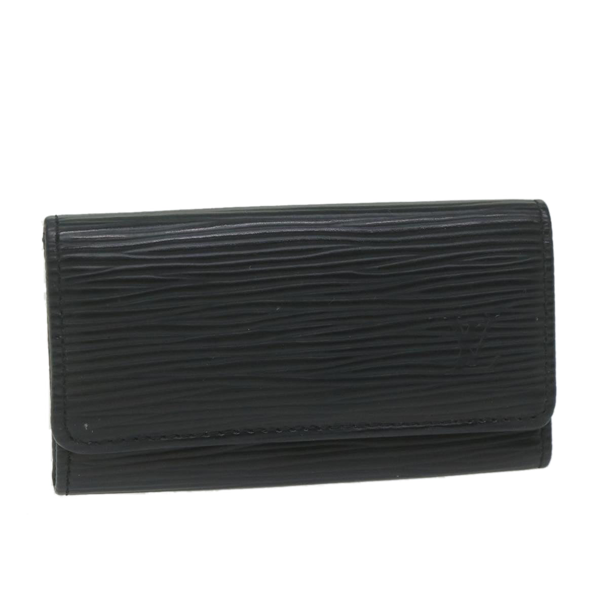 LOUIS VUITTON Epi Multicles 4 Key Case Noir M63822 LV bs11165