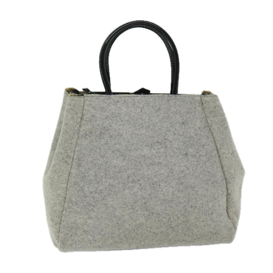 Luxury FendiHand Bag Wool Graybs11233